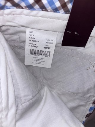 Pantalón chino uomo marrone Luigi Morini