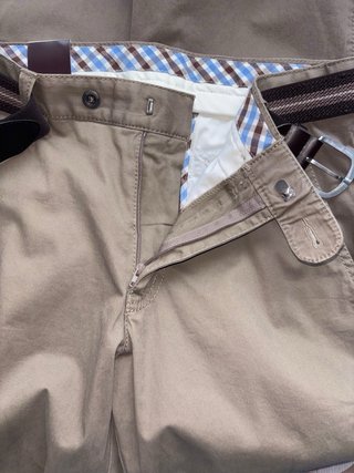 Pantalón chino uomo marrone Luigi Morini