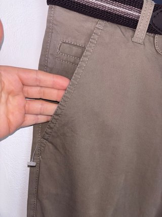 Pantalón chino uomo marrone Luigi Morini