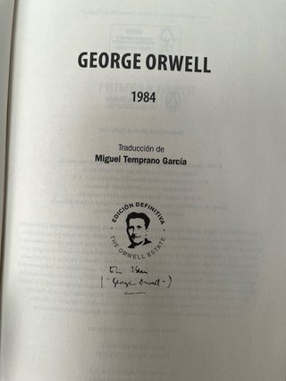 LIBRO 1984 ORWELL EDICIÓN ESPECIAL PENGUIN LIBROS