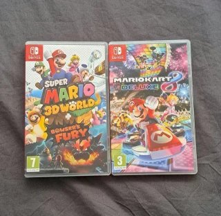 Mario Kart 8 Deluxe y Super Mario 3d World