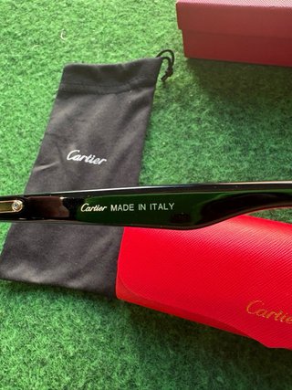 Gafas de Sol Cartier 0414S Negras y Doradas