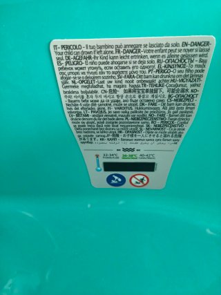 Bañera bebé BABY OK verde