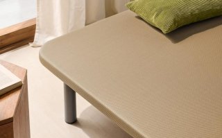 Somier/Base Tapizada 150x190 cm Beige