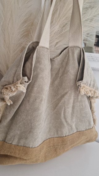 Bolso de playa con flamenco