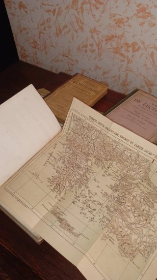 Lotto 5 Libri Antichi Scolastici Francesi 1800
