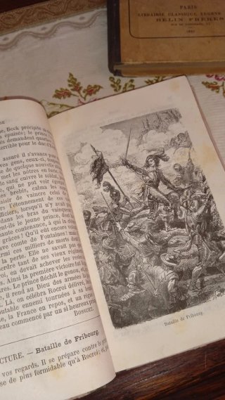 Lotto 5 Libri Antichi Scolastici Francesi 1800