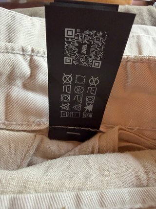 Pantaloni Cargo Zara Beige relaxed fit taglia 48IT