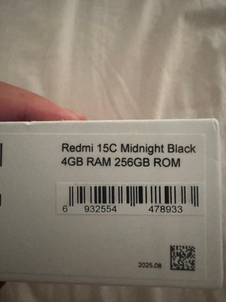 Redmi 15 C 256 GB Negro