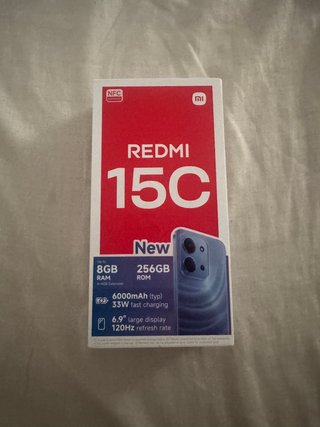 Redmi 15 C 256 GB Negro