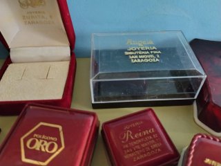 Lote de antiguas cajas de joyería