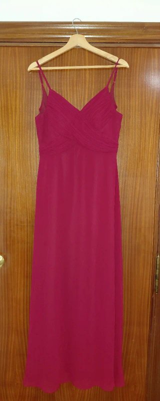 Vestido de fiesta Shein granate