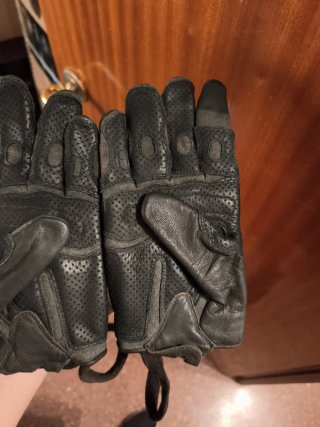 Guantes ET T12 Cuero Negro