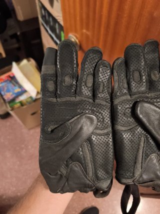 Guantes ET T12 Cuero Negro