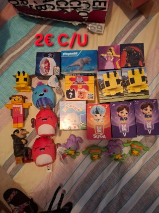 Muñecos coleccionables de Macdonals y Burg