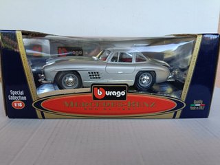 1/18 MODELLO MERCEDES BENZ 300 SL 58 GREY BURAGO