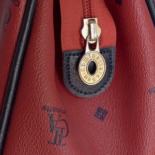 Bolso de mano Carlo Alberto rojo y negro