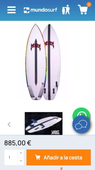 Tabla de surf Lost rap ripper