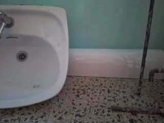 Lavabo Roca porcelana blanco