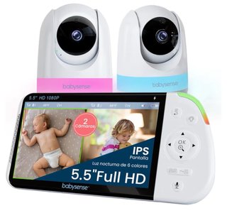 Vigilabebés Full HD 5.5 IPS 2 Cámaras
