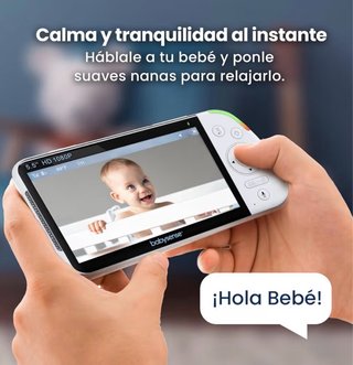 Vigilabebés Full HD 5.5 IPS 2 Cámaras