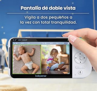 Vigilabebés Full HD 5.5 IPS 2 Cámaras