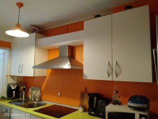 Urge cocina completa verde y blanca