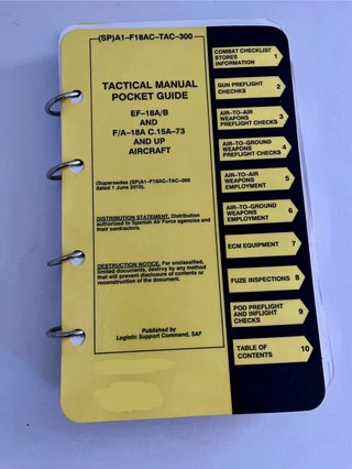 Checklist F-18 (EF-18A/B Aircraft)