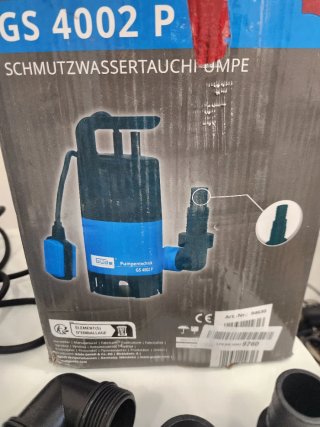 Bomba sumergible Güde GS 4002 P