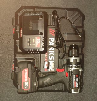 Taladro Atornillador Parkside Performance 20V