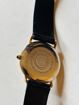 Reloj acuerda Chapado en Oro 22k  con 3 diamantes