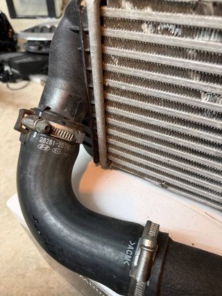 Intercooler con manguitos