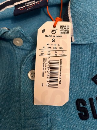 Polo Superdry Azul