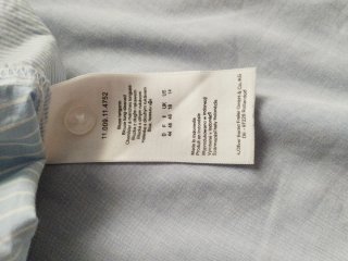 Camisa de rayas para niña