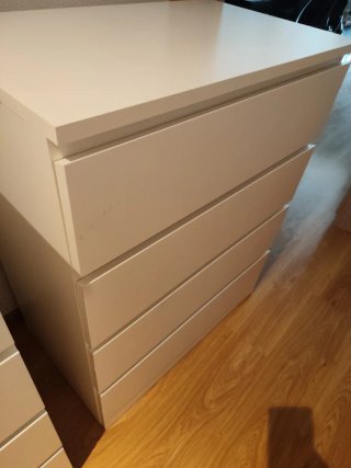 Cómoda Ikea Malm Blanca