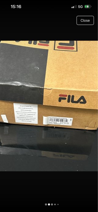 Zapatillas Fila Hombre Gris y Blanco