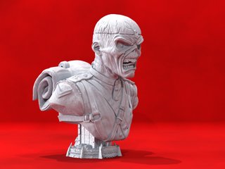 Busto de Eddie, The Trooper ( Iron Maiden )