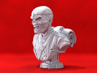 Busto de Eddie, The Trooper ( Iron Maiden )