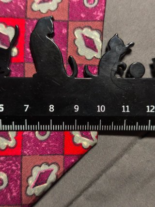 Cravatta vintage Fantasia Geometrica in seta Italy