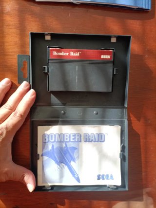 Videojuego Bomber Raid Sega Master System