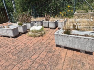 Jardineras Mármol Blanco