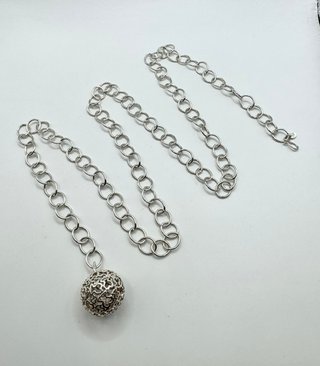 COLLAR BOLA TOUS PLATA 925. Peso 43.54g