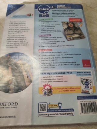 Libro inglese think big 1 scuola media.
