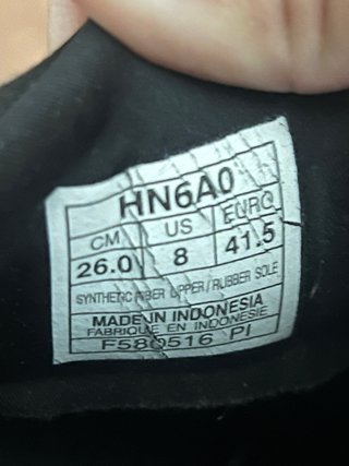 Zapatillas Asics Negras