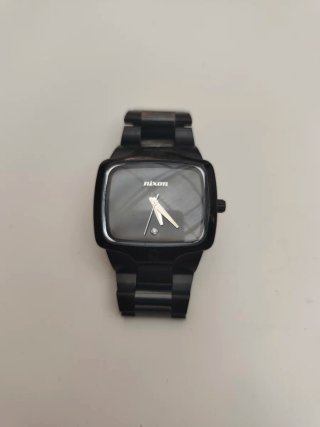 Reloj Nixon Mujer Negro/Plata/ brillantito