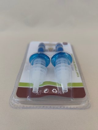 Confezione da 2 tappi dosatori per bottiglie - Nuovo