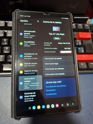Samsung Galaxy Tab A7 Lite Negro