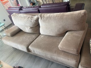 Sofá 3 plazas beige