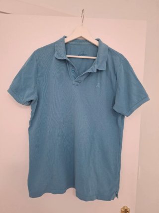 Polo Scalpers piqué azul celeste Talla L