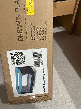 Cuna de viaje Dream'n Play Waterblue